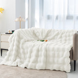 Fluffy Rabbit Fur Blanket